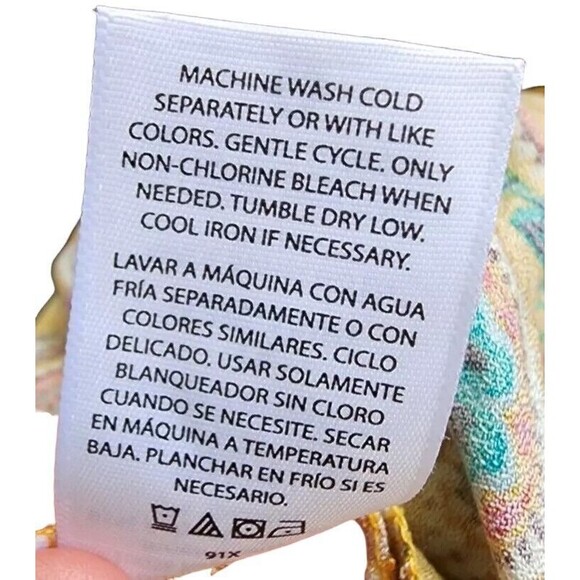 Terra & Sky 2 Piece Kimono Set Paisley Print Size 1X NWT - Picture 11 of 11